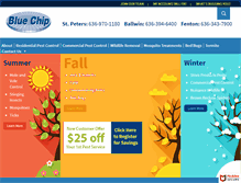Tablet Screenshot of bluechipexterminating.com